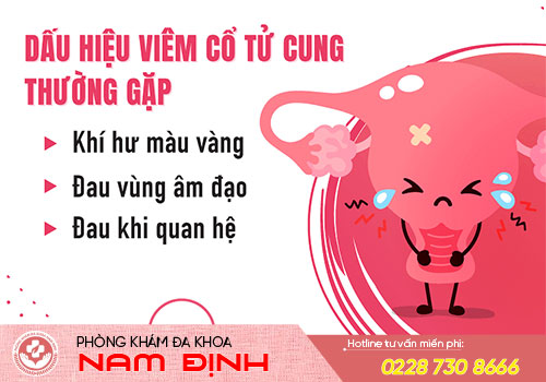 dấu hiệu viêm cổ tử cung