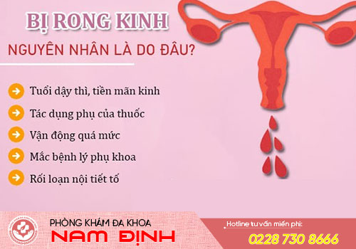 nguyên nhân rong kinh
